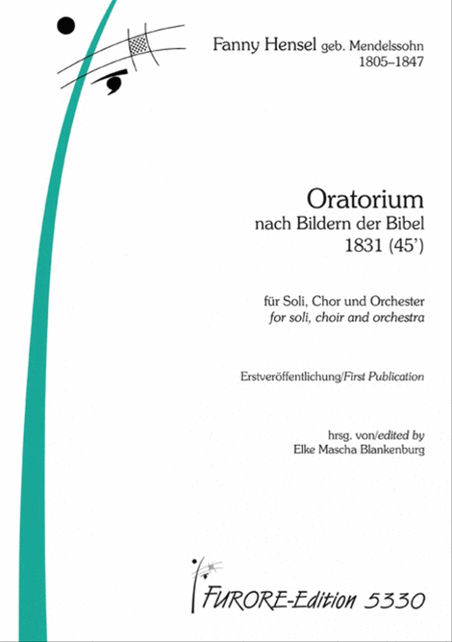 Oratorium nach Bildern der Bibel/Oratoria on words of the bible Choir scores gallery preview page 1