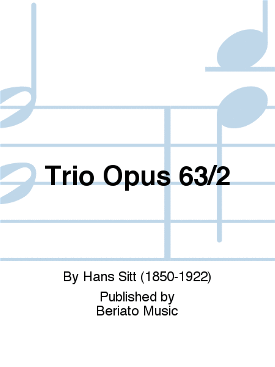 Trio Opus 63/2 Trio Opus 63/2 School and Community scores gallery preview page 1