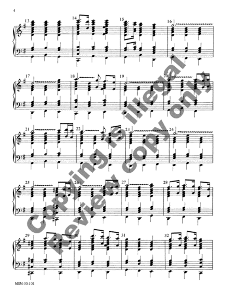 O Come, All Ye Faithful Handbell Choir scores gallery preview page 8