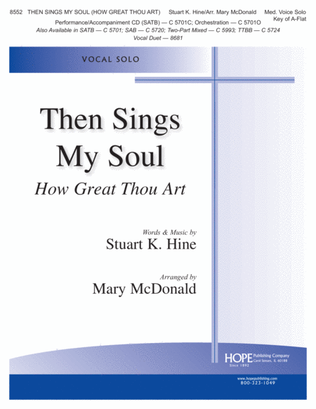 Book cover for Then Sings My Soul (How Great Thou Art)