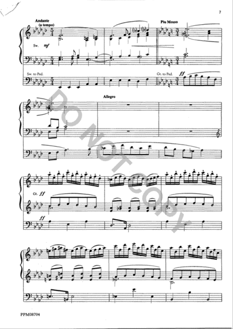 Toccata for Organ Toccata for Organ Organ Solo scores gallery preview page 8