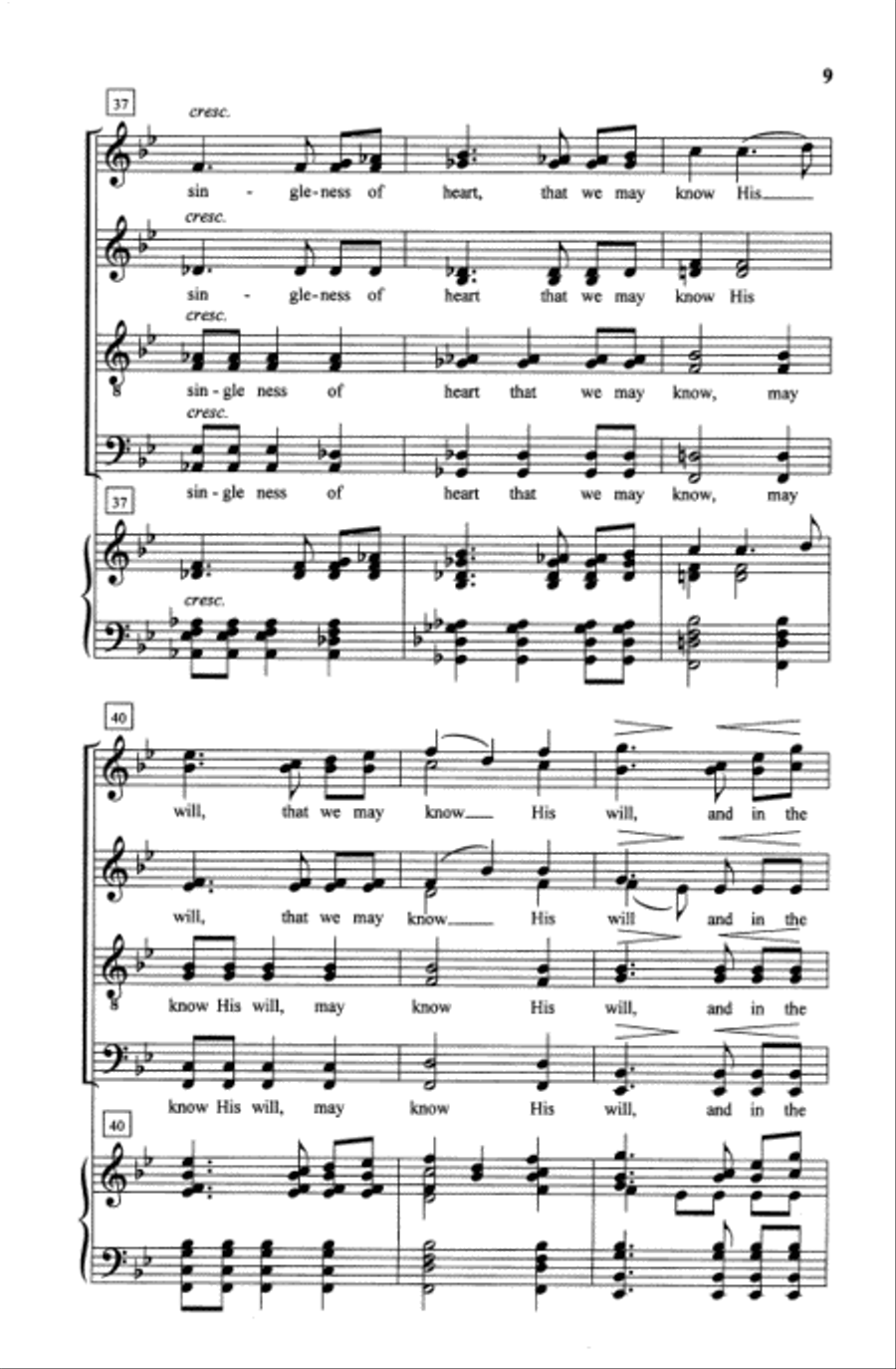 Inward Stillness Divisi scores gallery preview page 8