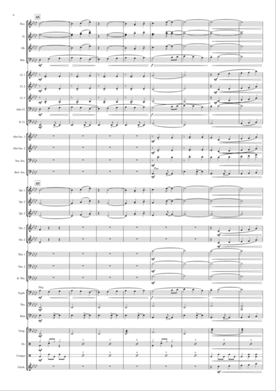 Music Concert Band scores gallery preview page 6