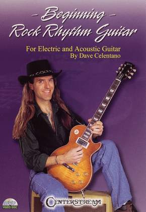 Book cover for Beginning Rock Rhythm Guitar Dvd