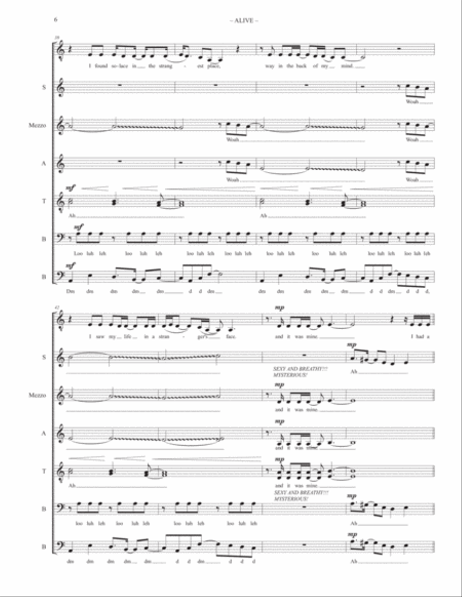 Alive Divisi scores gallery preview page 6