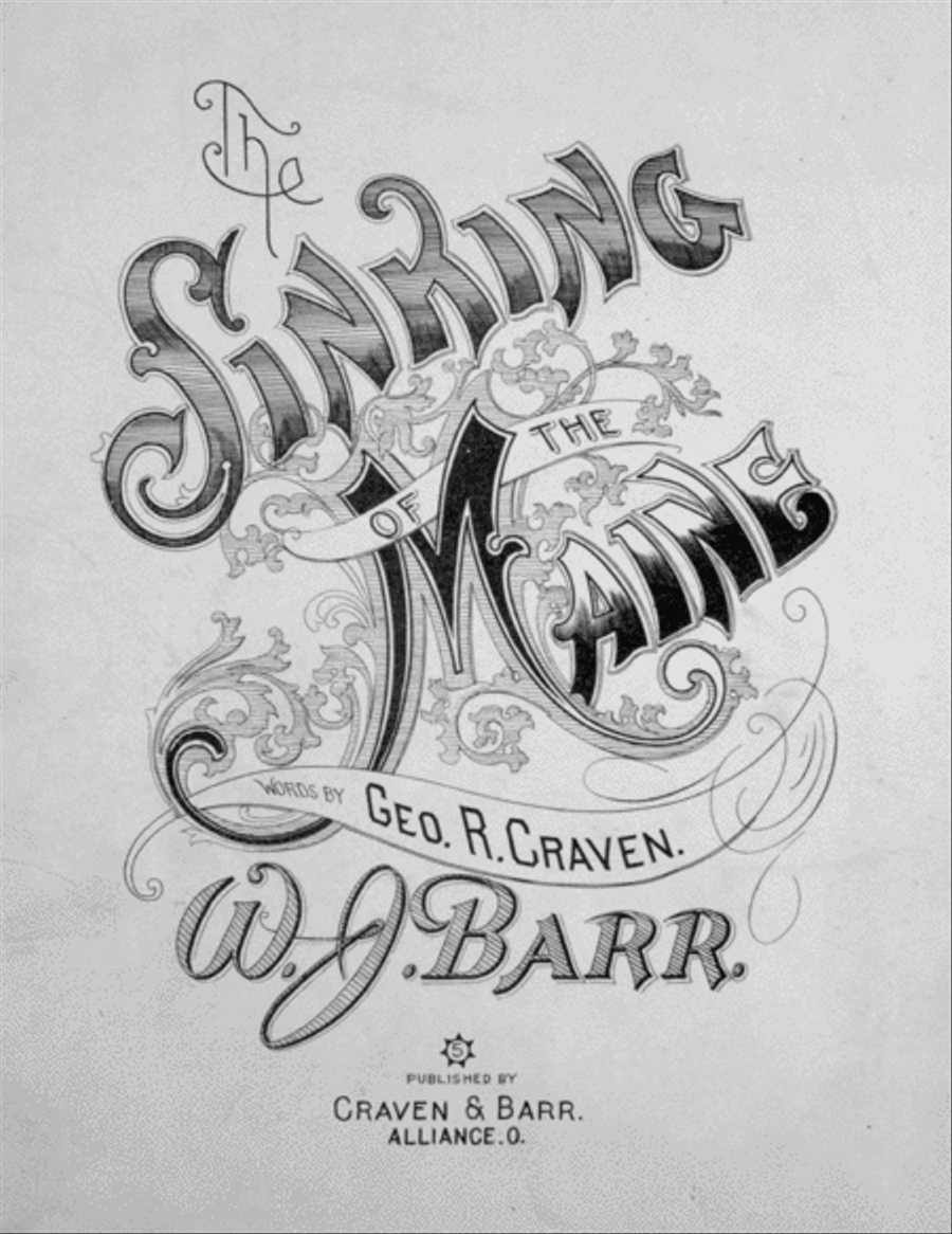 The Sinking of the Maine Voice scores gallery preview page 1
