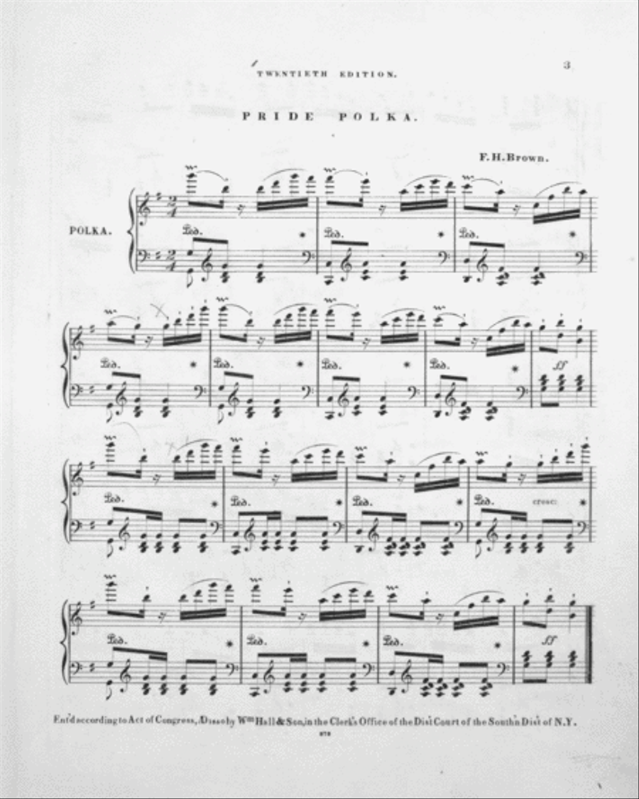 Pride Polka Piano Solo scores gallery preview page 2