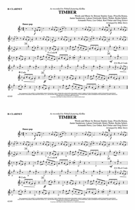 Timber: 1st B-flat Clarinet