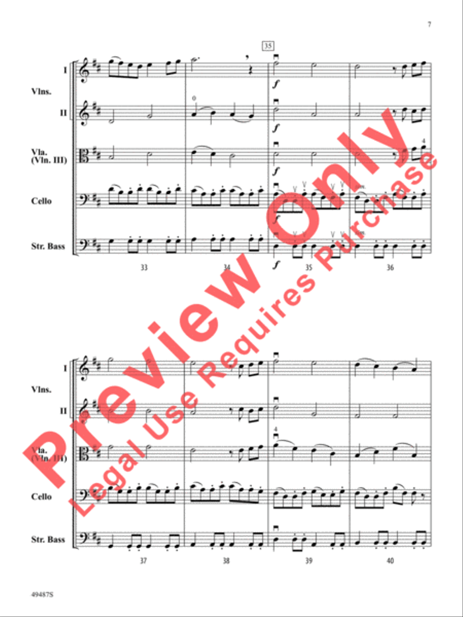 Bow Olympics String Orchestra scores gallery preview page 8