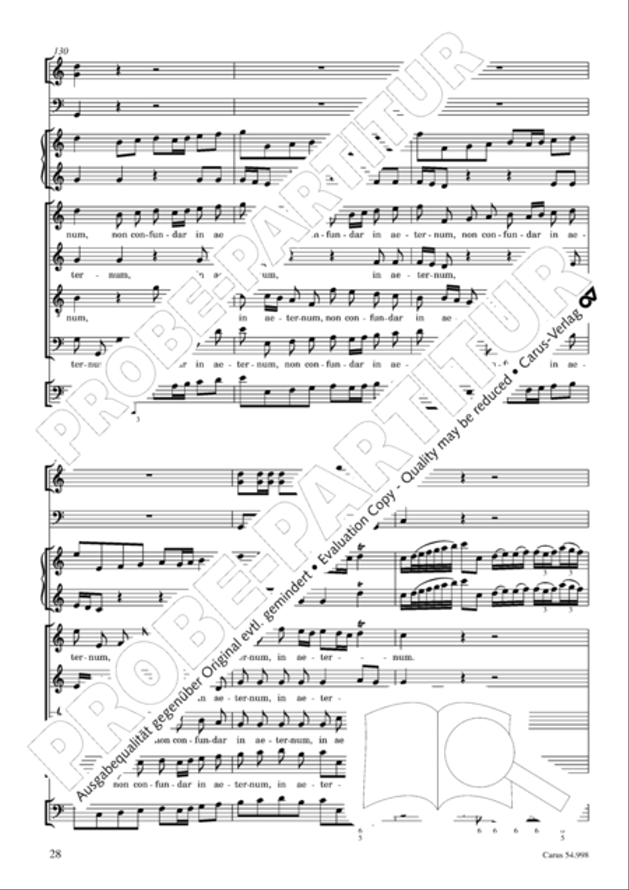 Te Deum in C 4-Part scores gallery preview page 29