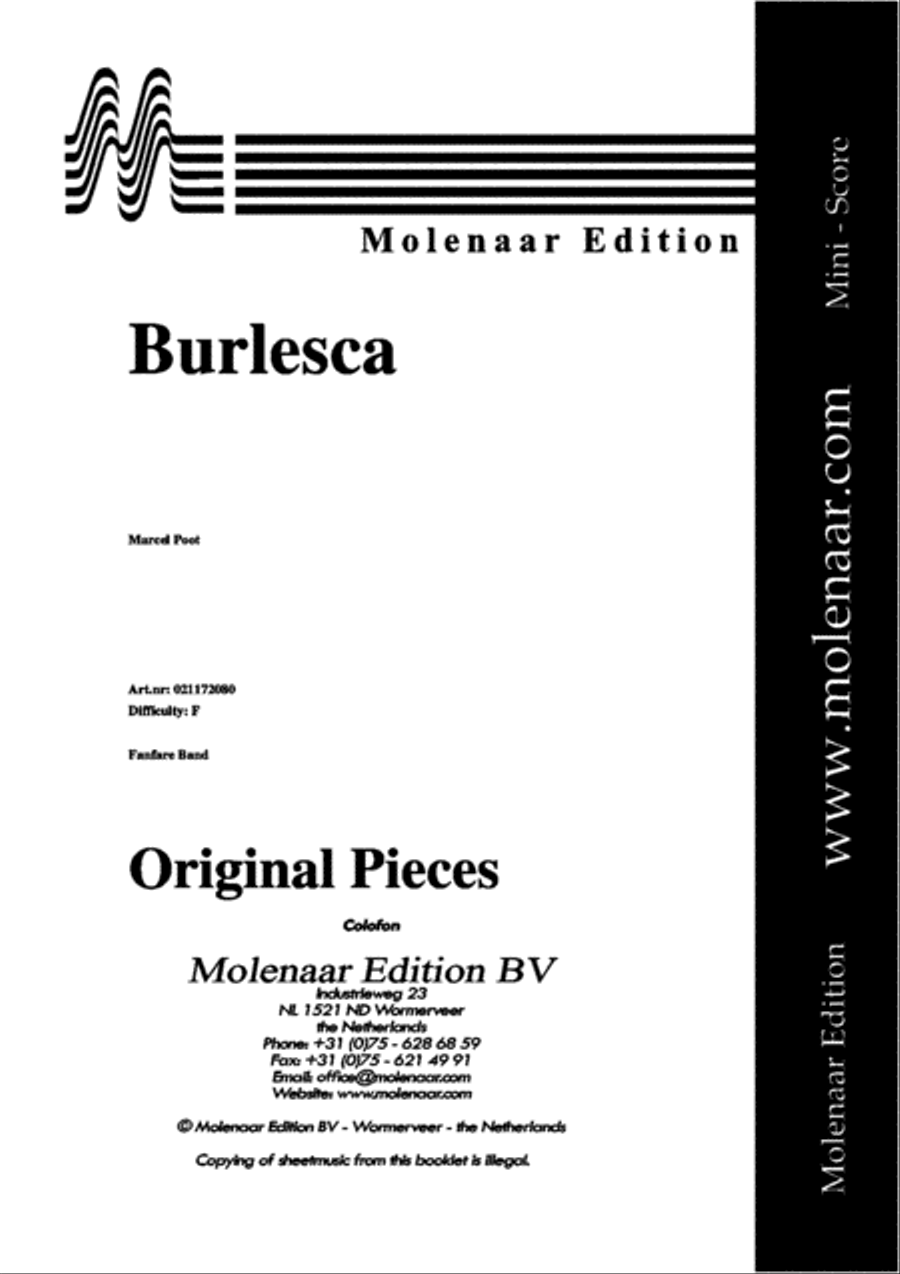 Burlesca Burlesca Concert Band scores gallery preview page 2
