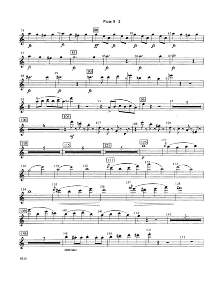 Rosamunde Overture, Opus 26: 2nd Flute