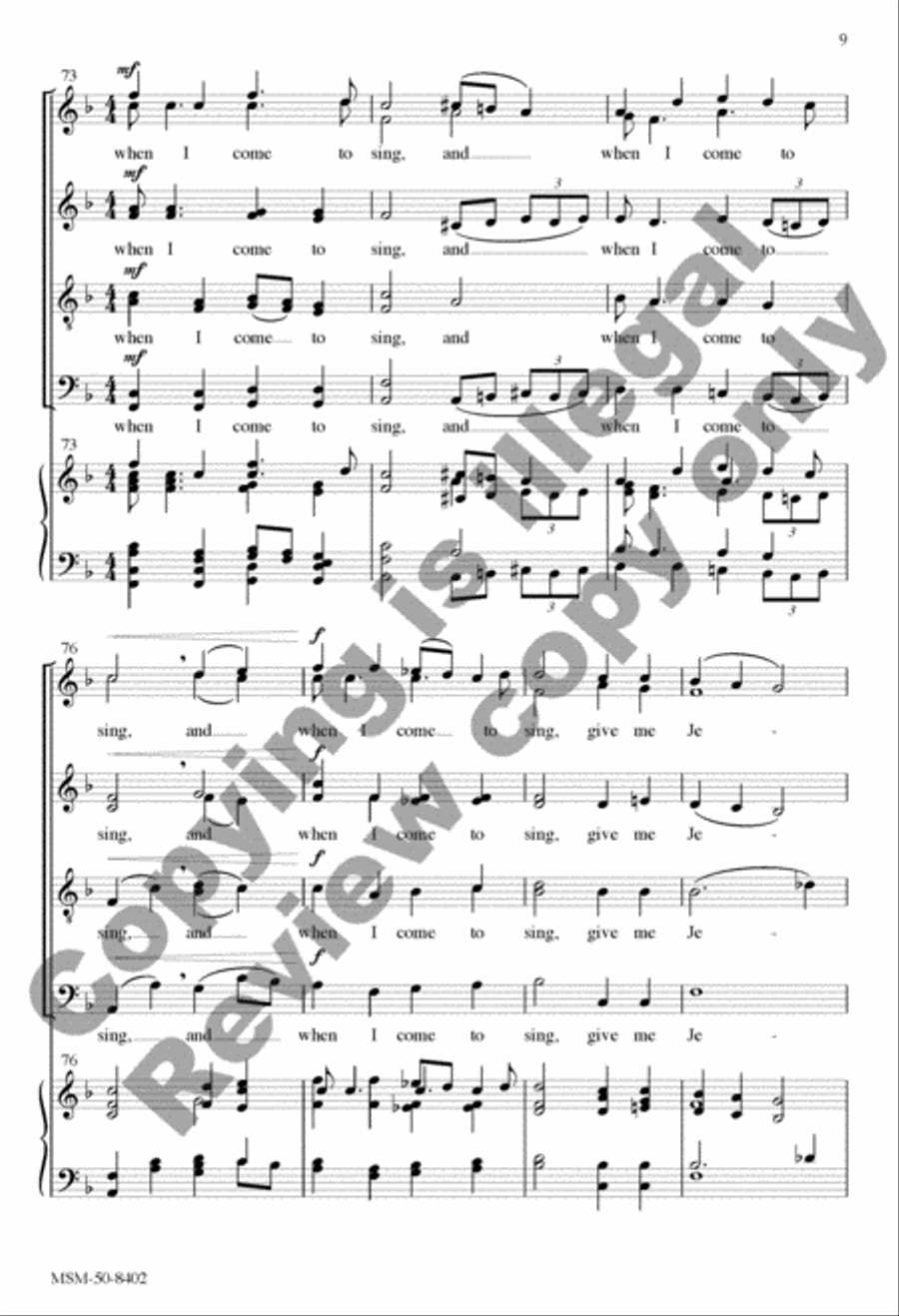 Give Me Jesus Give Me Jesus Divisi scores gallery preview page 20