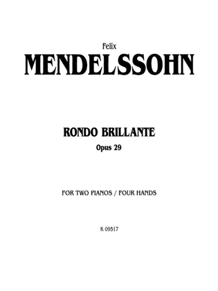 Book cover for Mendelssohn: Rondo Brillante