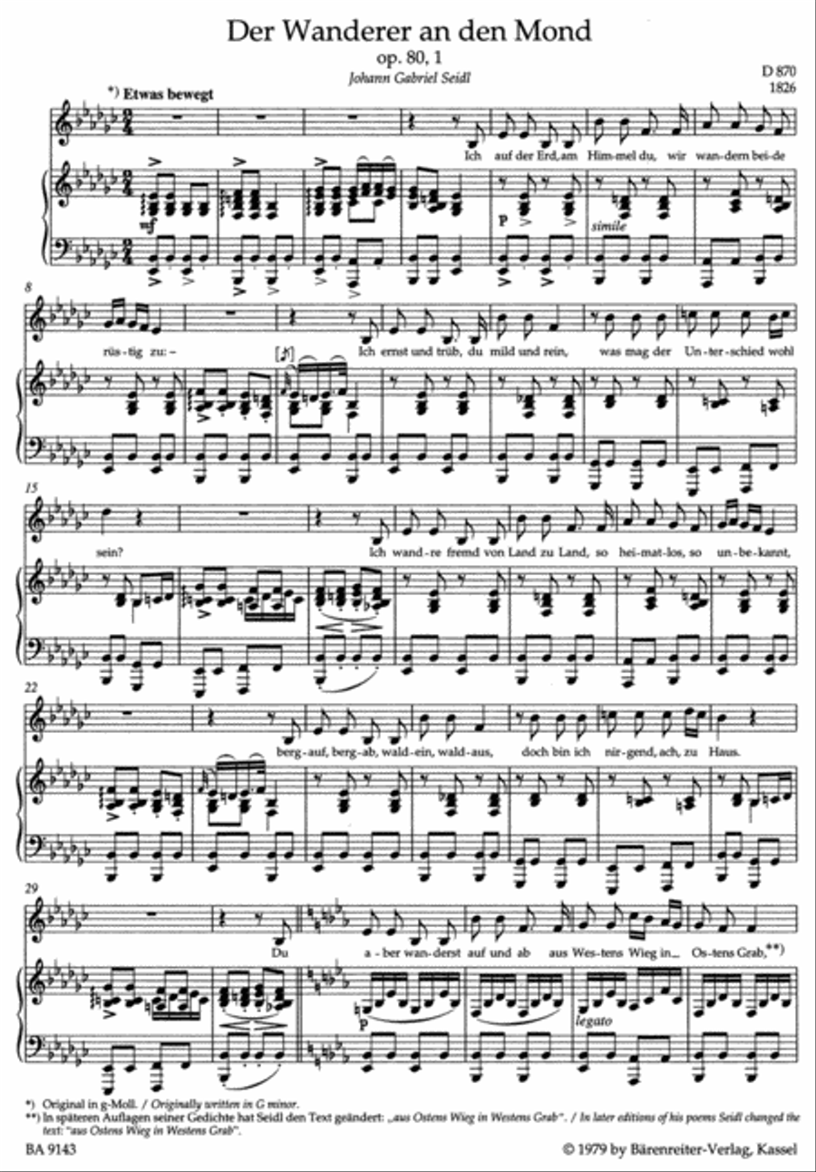 Lieder, Volume 3, Op. 80-98 Low Voice scores gallery preview page 2