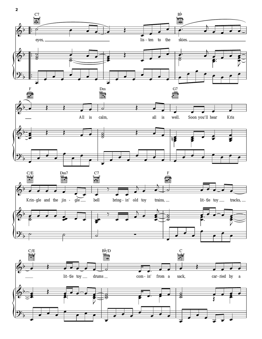 Old Toy Trains Old Toy Trains Piano, Vocal, Guitar scores gallery preview page 2