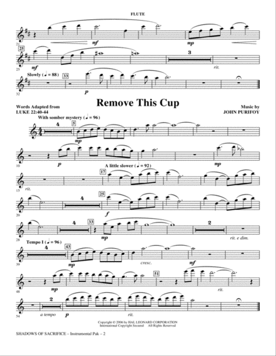 Shadows of Sacrifice - Flute Choir scores gallery preview page 2