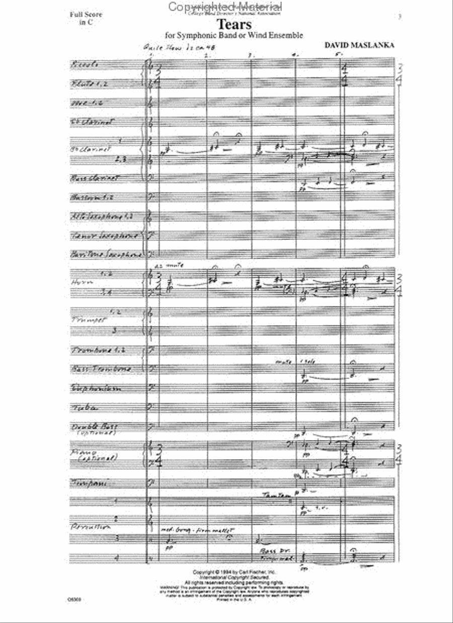 Tears Bassoon scores gallery preview page 2