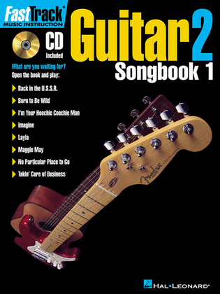 Book cover for FastTrack Guitar Songbook 1 – Level 2