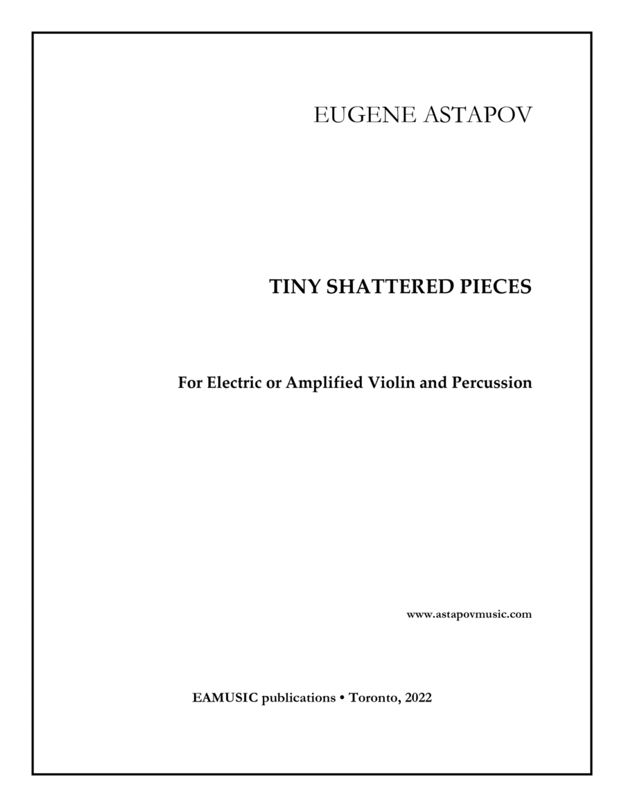 Tiny Shattered Pieces Chamber Music scores gallery preview page 1