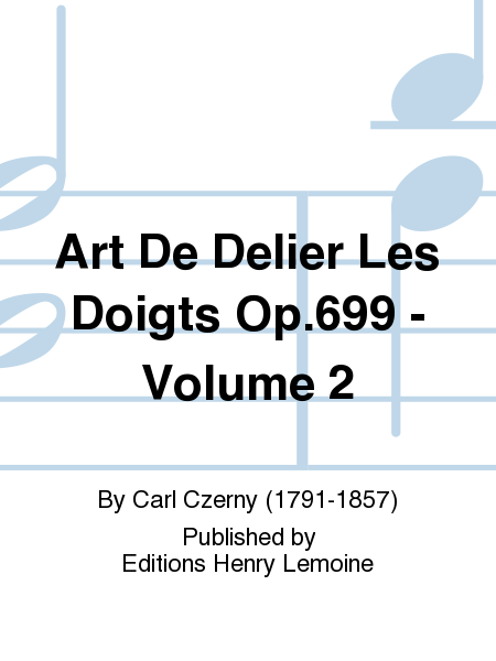 Art de delier les doigts Op. 699 - Volume 2