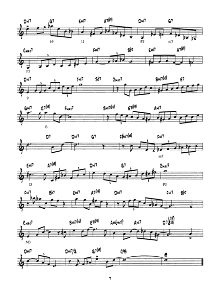Jazz Etudes for Piano Piano Method scores gallery preview page 19