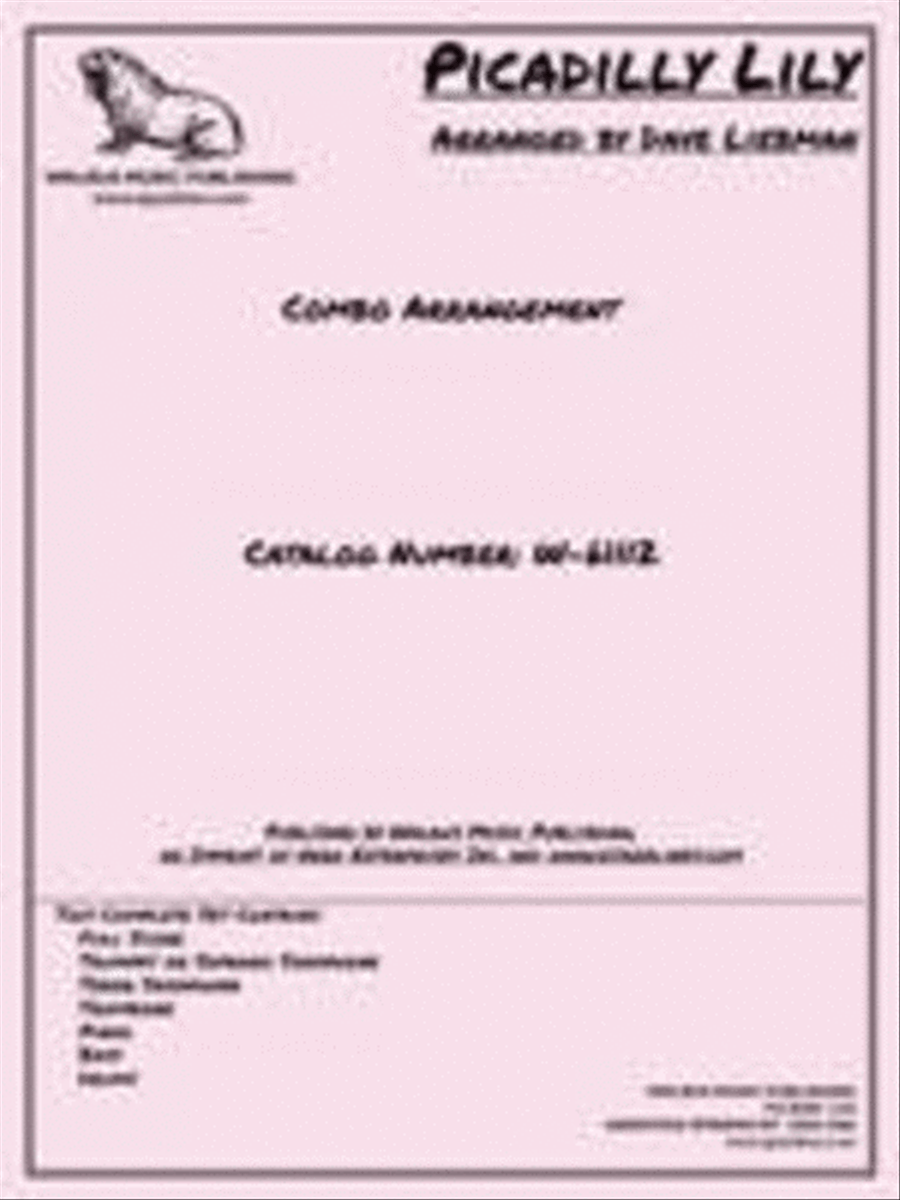 Picadilly Lilly Jazz Ensemble scores gallery preview page 1