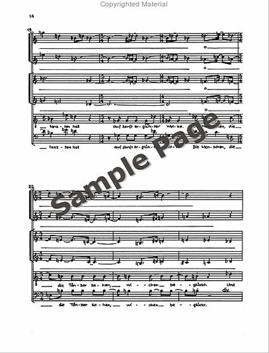 Nachtstucke 3 4-Part scores gallery preview page 15