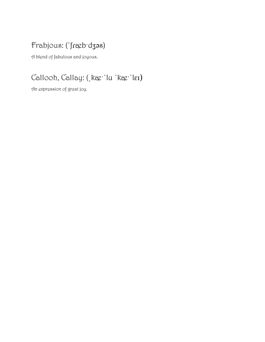 Jabberwocky 4-Part scores gallery preview page 6