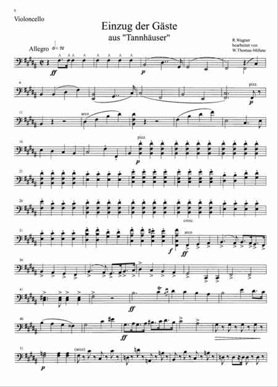 For wedding and festive occasions String Quartet scores gallery preview page 6