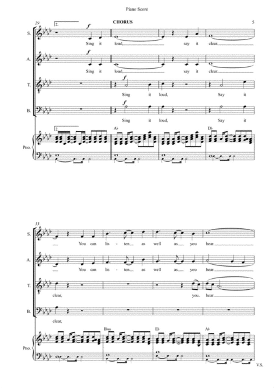 The Living Years The Living Years 4-Part scores gallery preview page 5