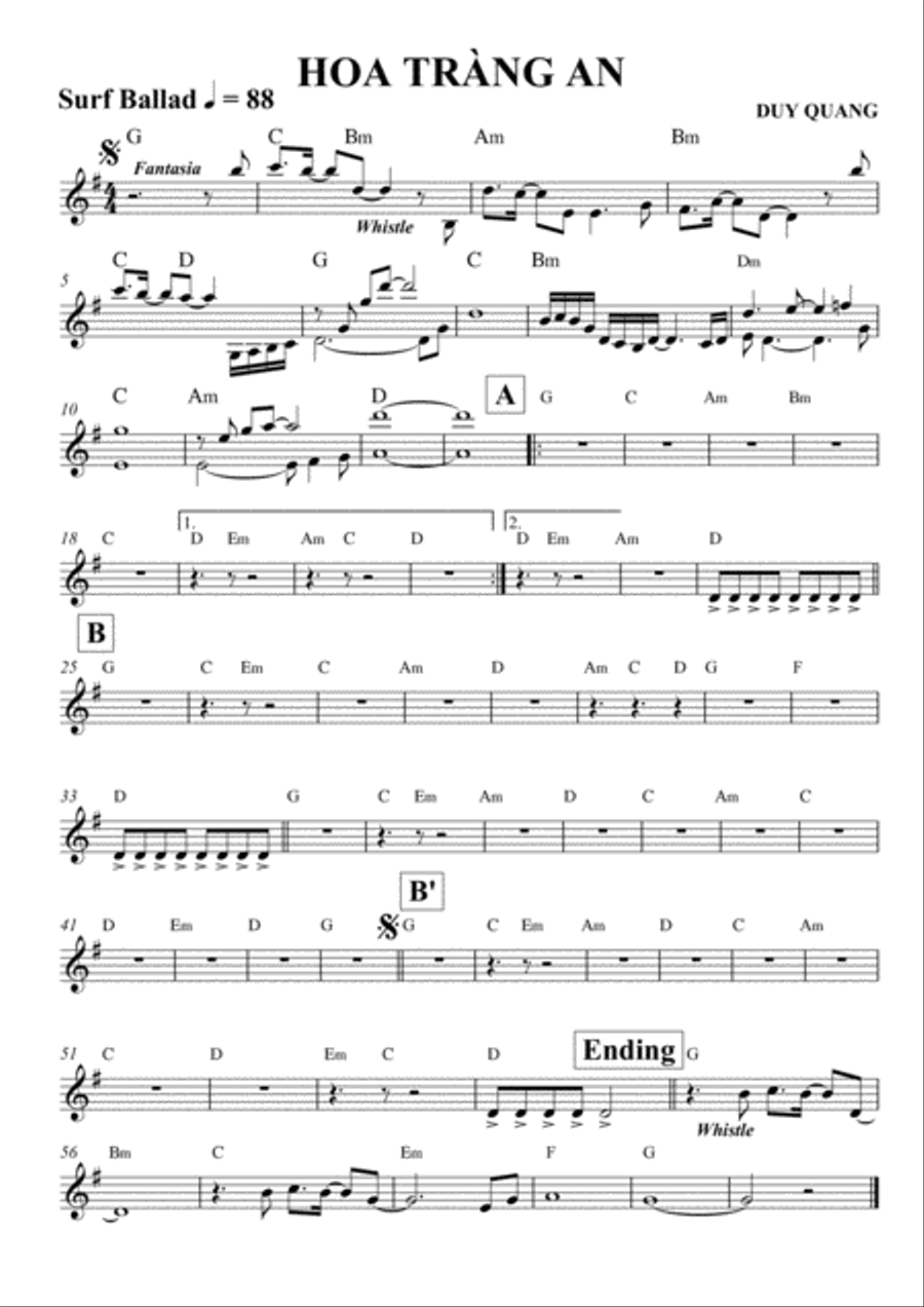 HOA-TRANG-AN Voice scores gallery preview page 1