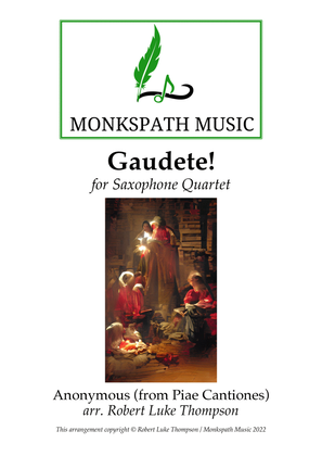 Gaudete for Saxophone Quartet