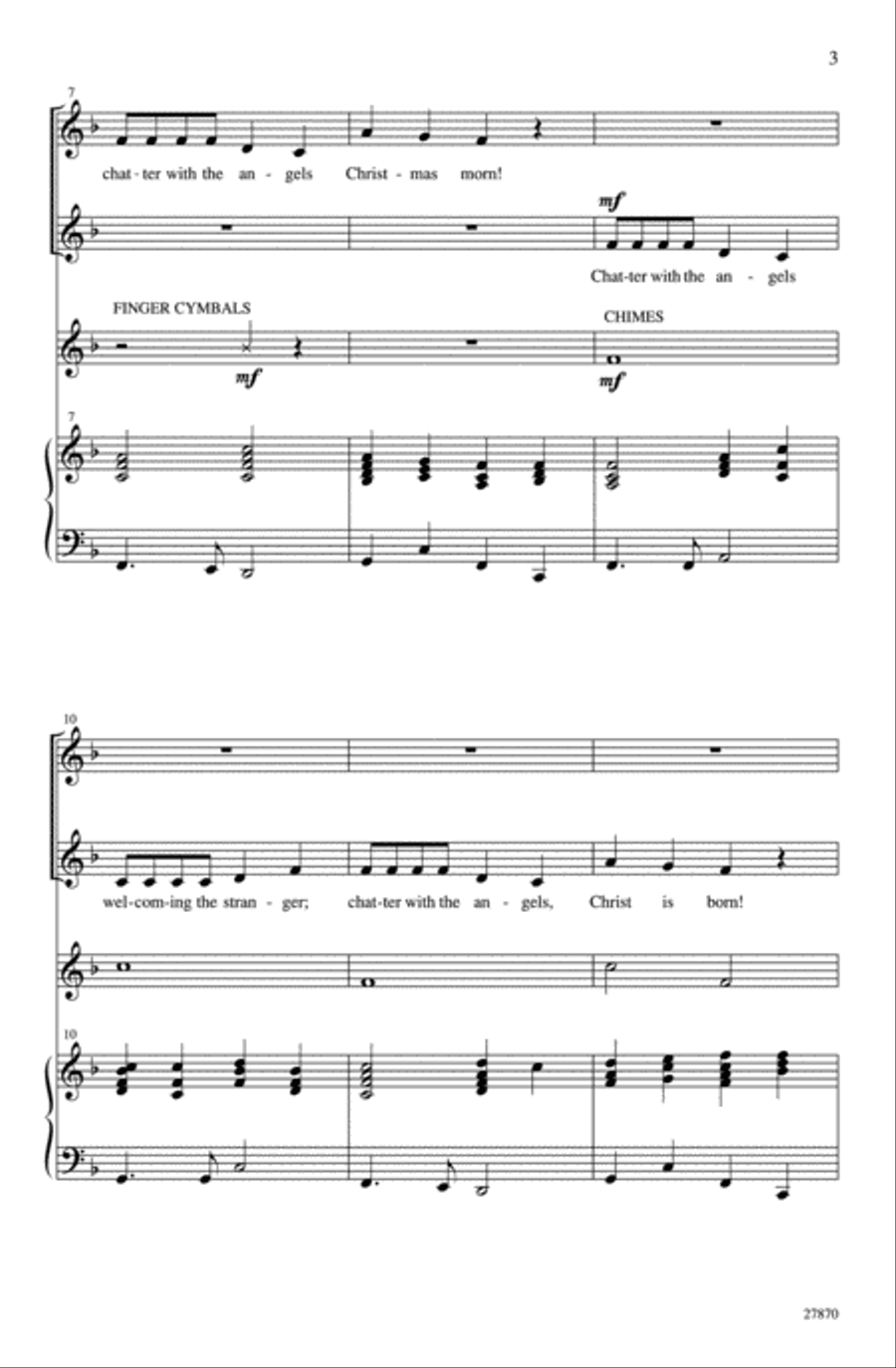 Christmas with the Angels 2-Part scores gallery preview page 3