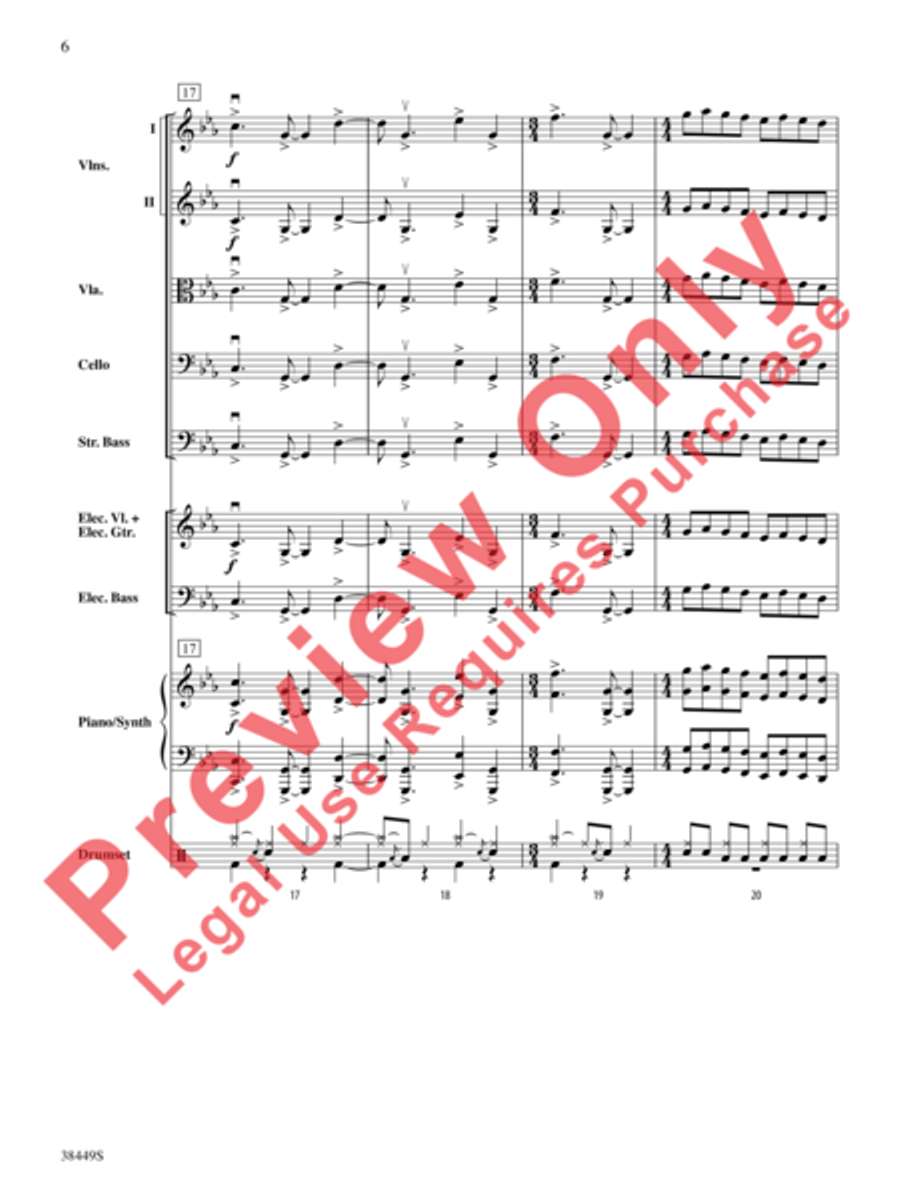 Requiem (The Fifth) String Orchestra scores gallery preview page 7