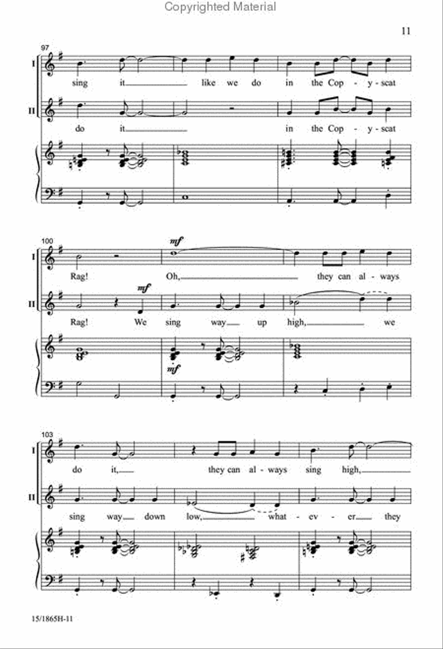 The Copyscat Rag 2-Part scores gallery preview page 11