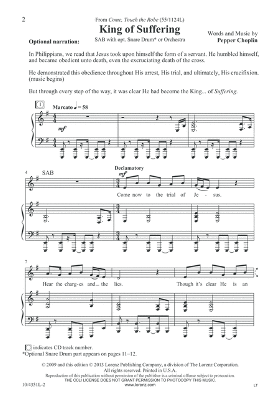 King of Suffering 3-Part scores gallery preview page 2