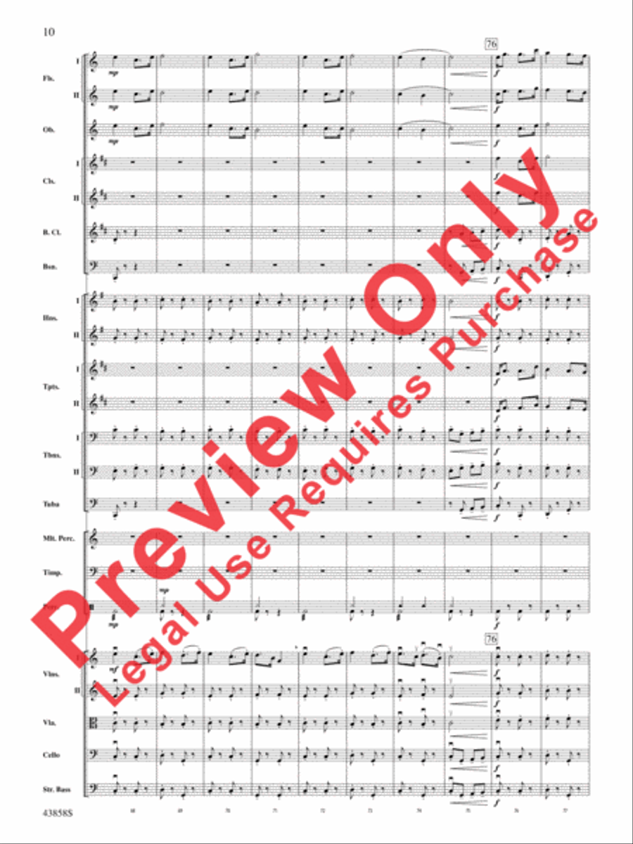 A Northumbrian Folk Song Suite Full Orchestra scores gallery preview page 11