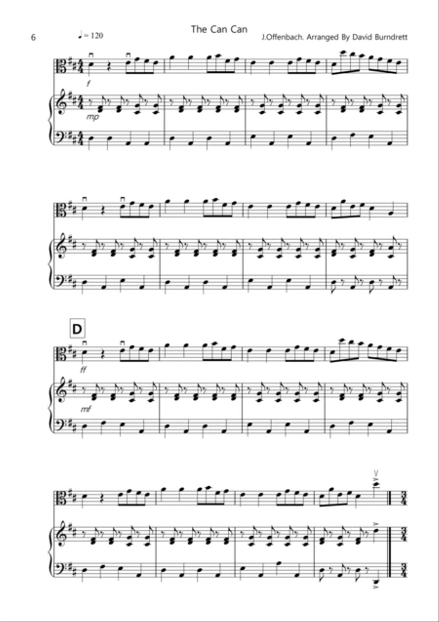8 Easy Pieces for Viola And Piano Piano scores gallery preview page 6