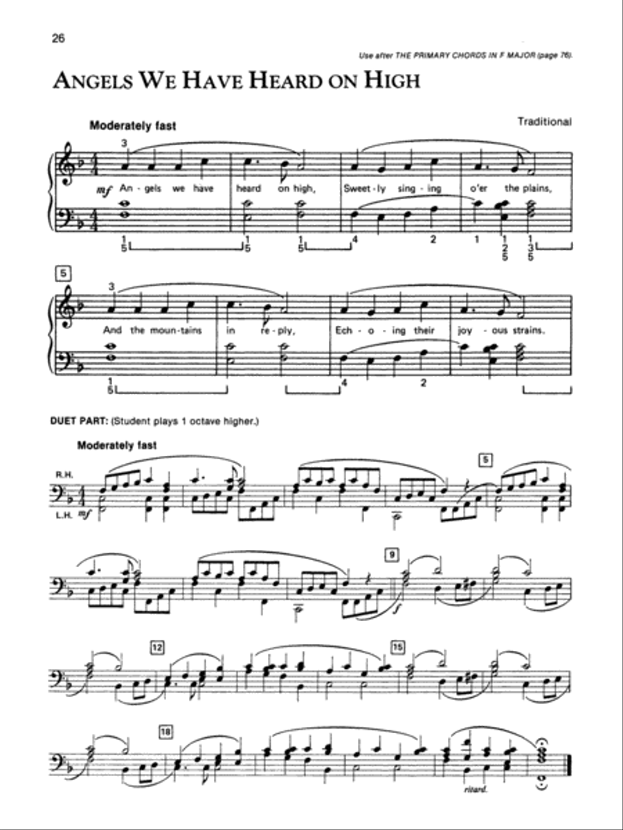 Alfred's Basic Adult Course Christmas, Book 1 Piano Method scores gallery preview page 5