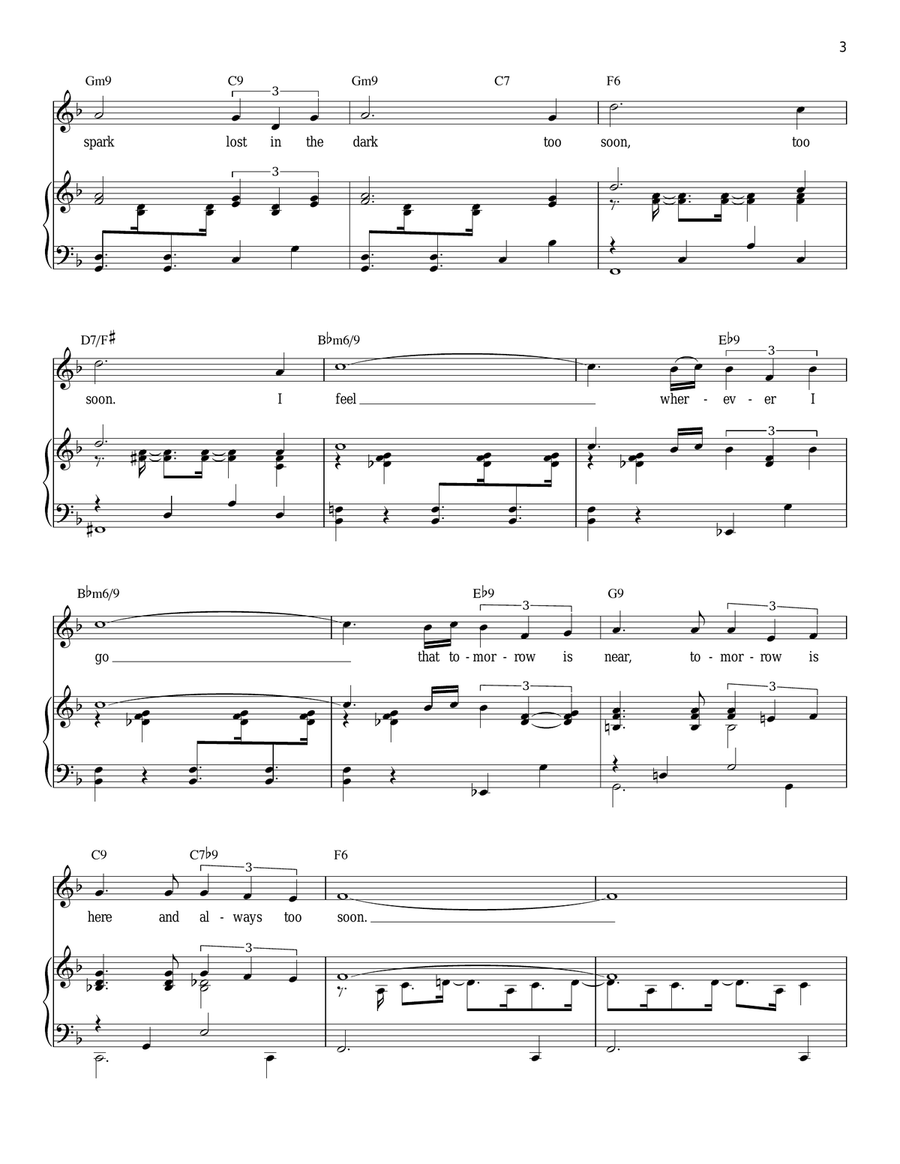 Speak Low Speak Low Piano, Vocal scores gallery preview page 3