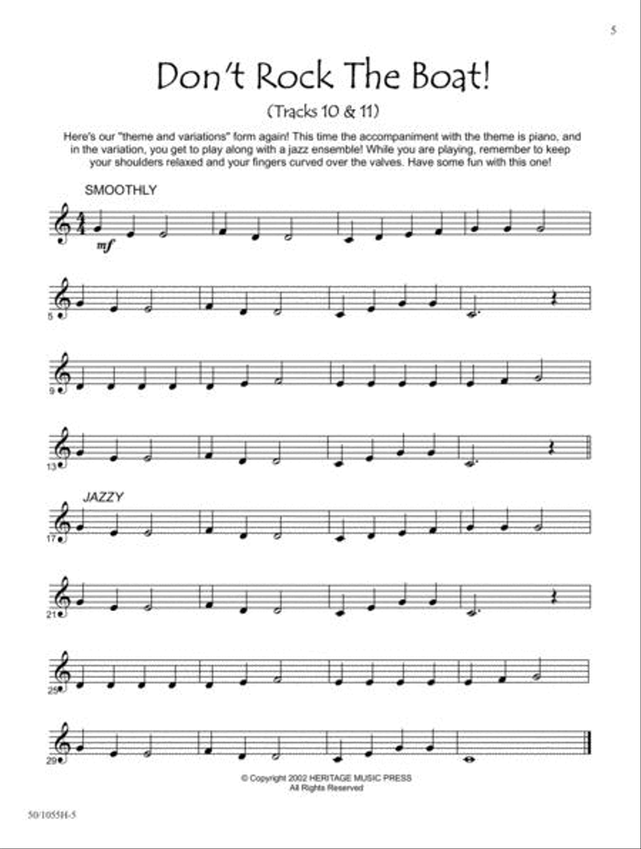 JumpStart - Trumpet/Cornet/Baritone TC Baritone Horn TC scores gallery preview page 5