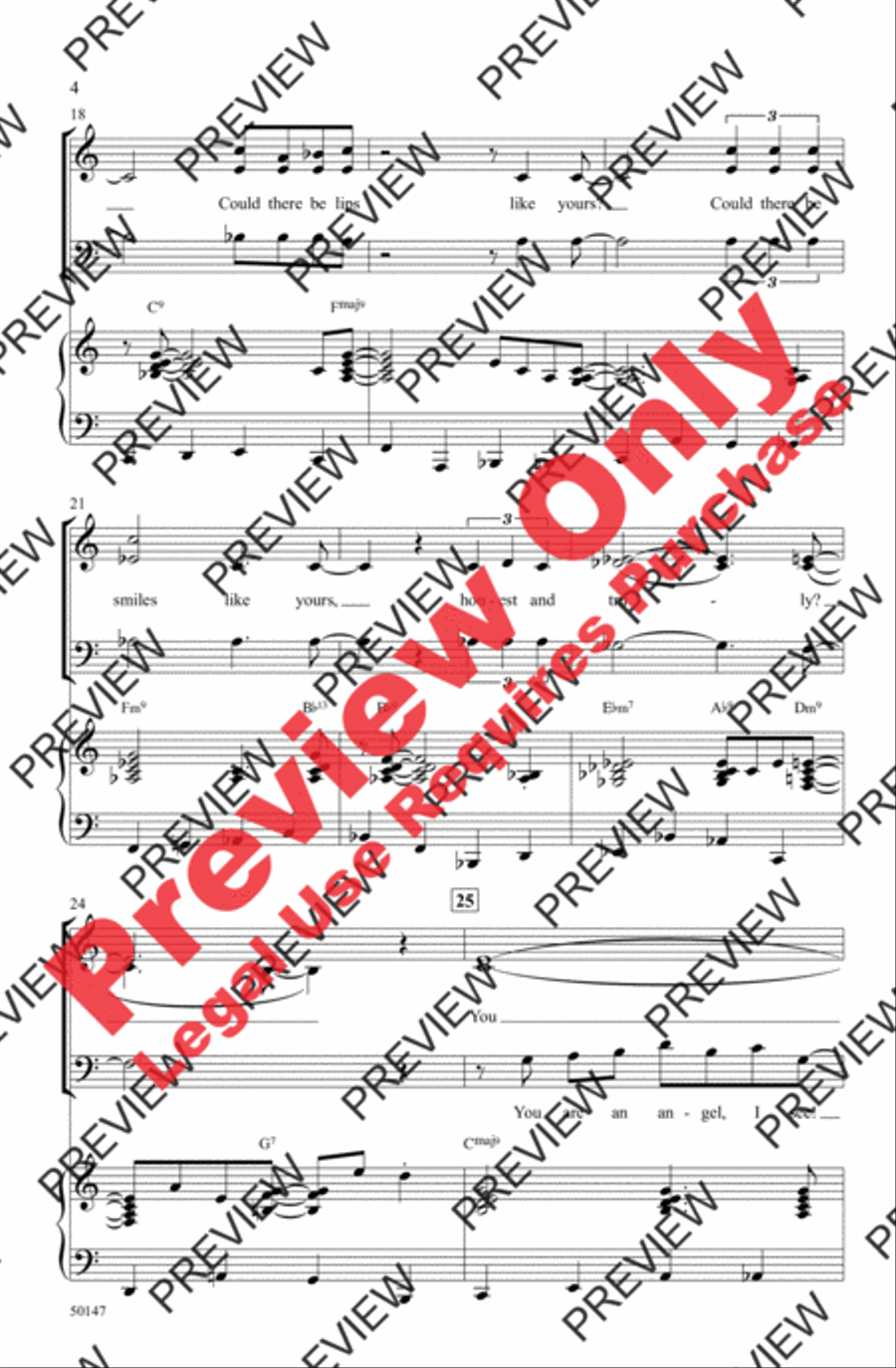 You Stepped Out of a Dream 3-Part scores gallery preview page 4