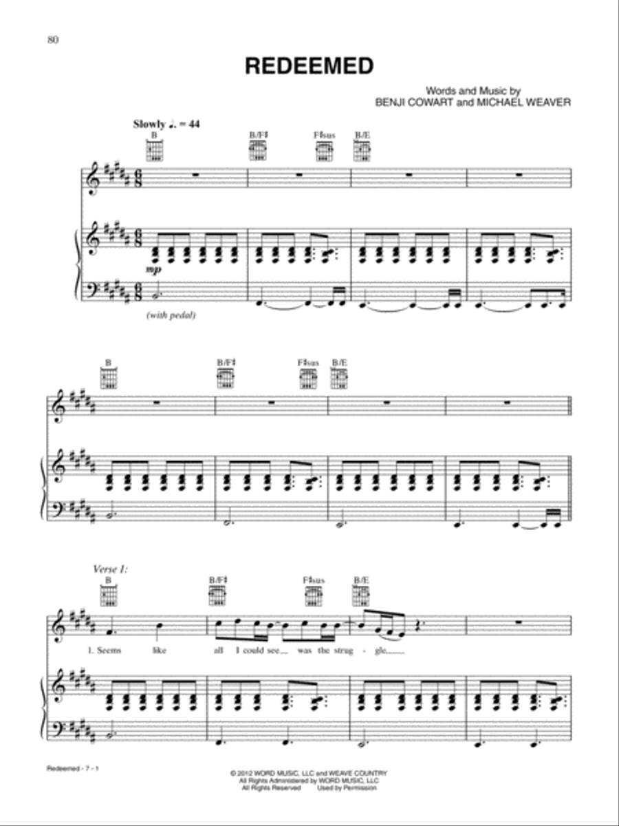 2013 Greatest Christian Hits Piano, Vocal, Guitar scores gallery preview page 6