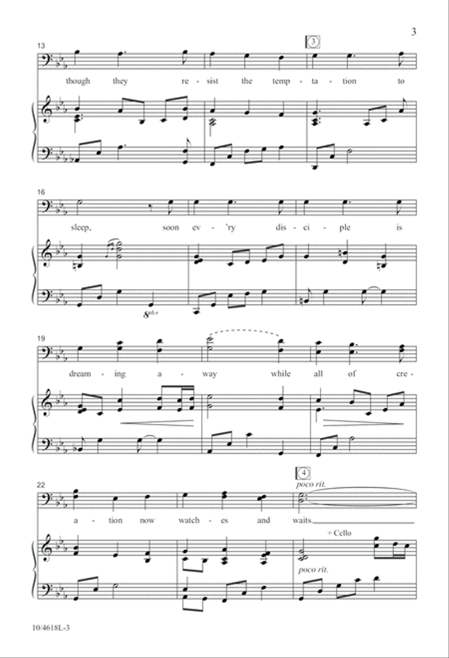 Wait With Me 4-Part scores gallery preview page 4