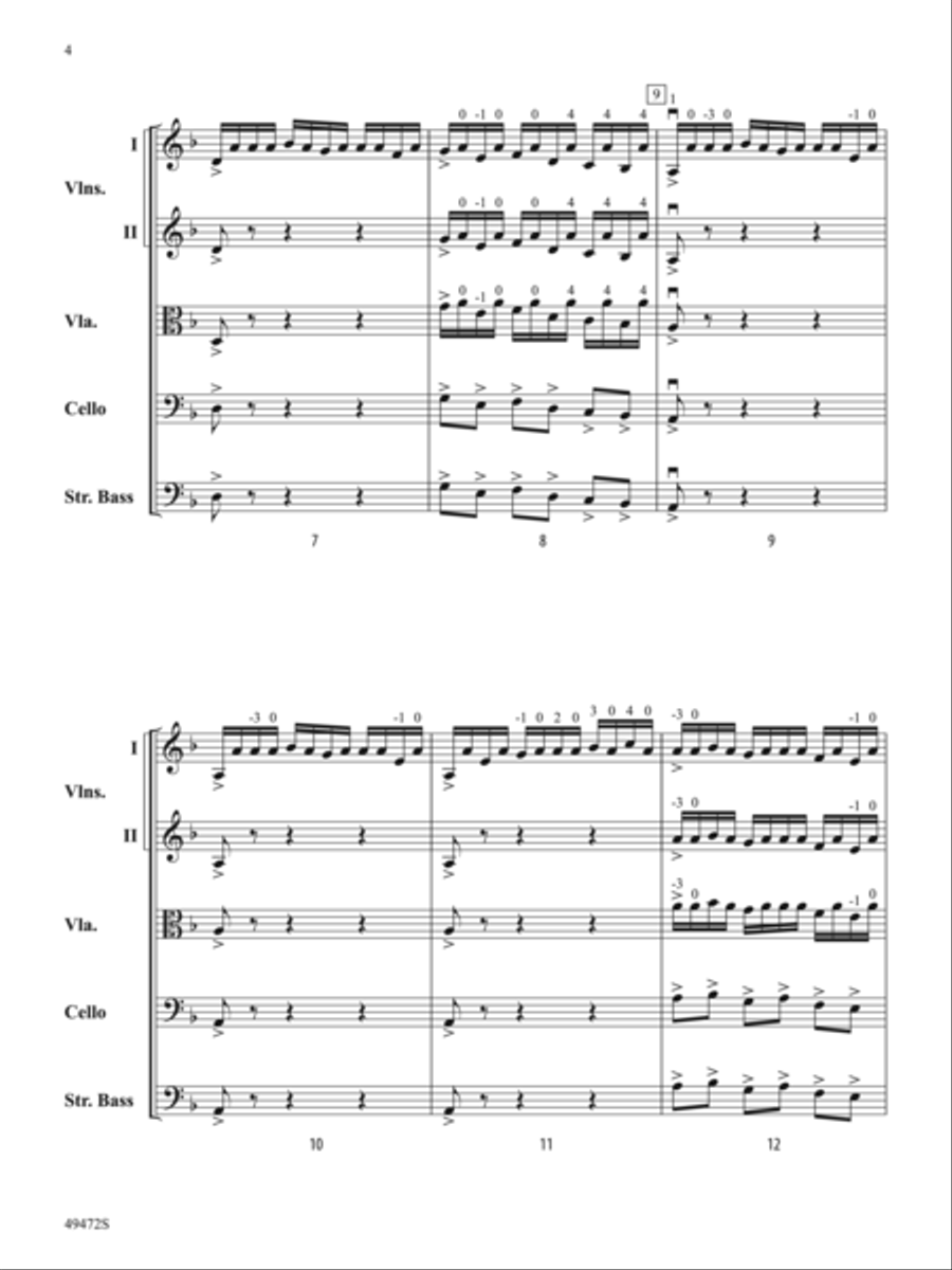 Fantasía Española: Score Fantasía Española: Score String Orchestra scores gallery preview page 4