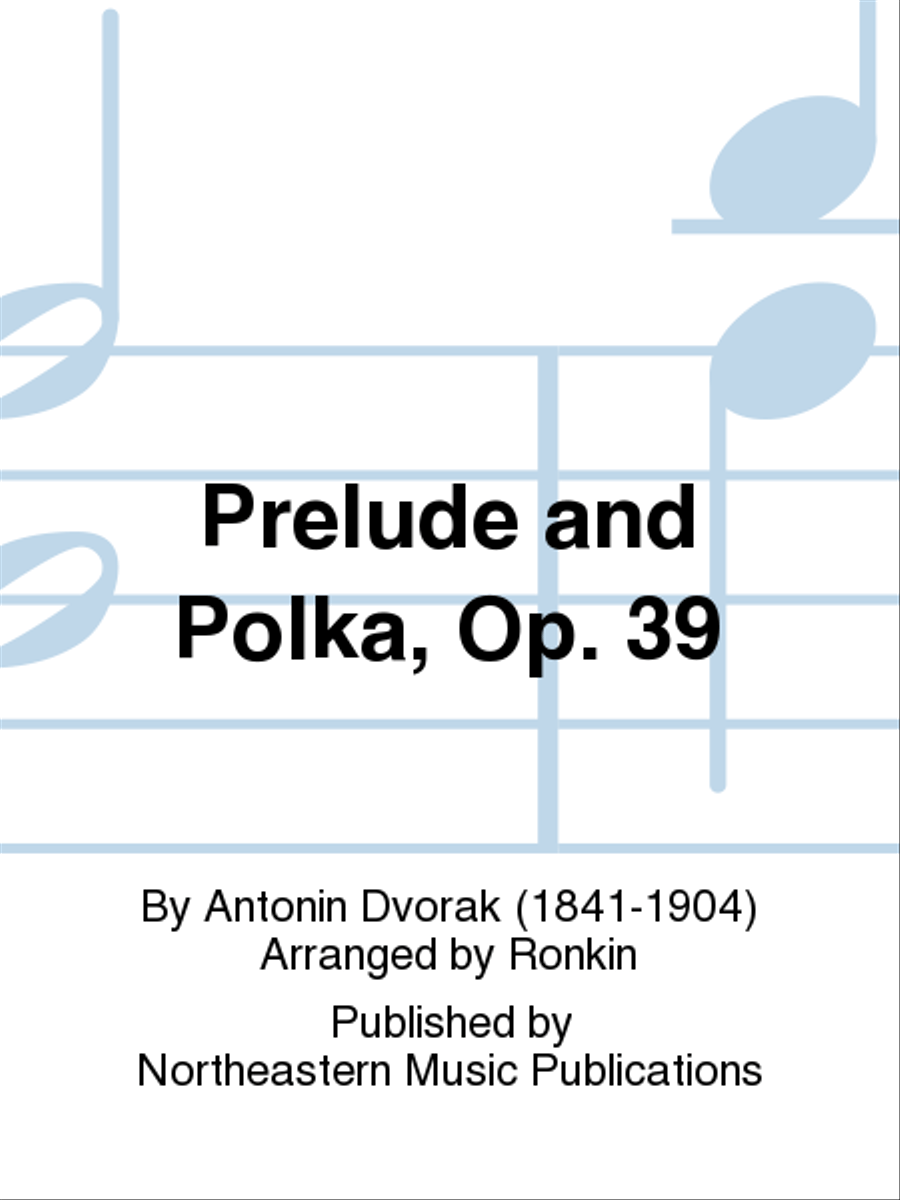 Prelude and Polka, Op. 39 Saxophone Quartet scores gallery preview page 1