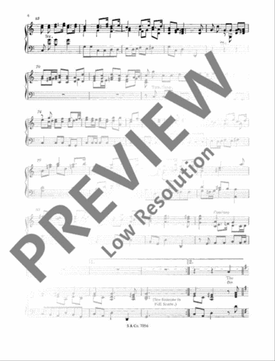 Ode for St. Cecilia's Day Choir scores gallery preview page 7