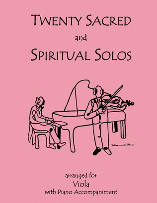 Book cover for 20 Sacred and Spiritual Solos for Viola