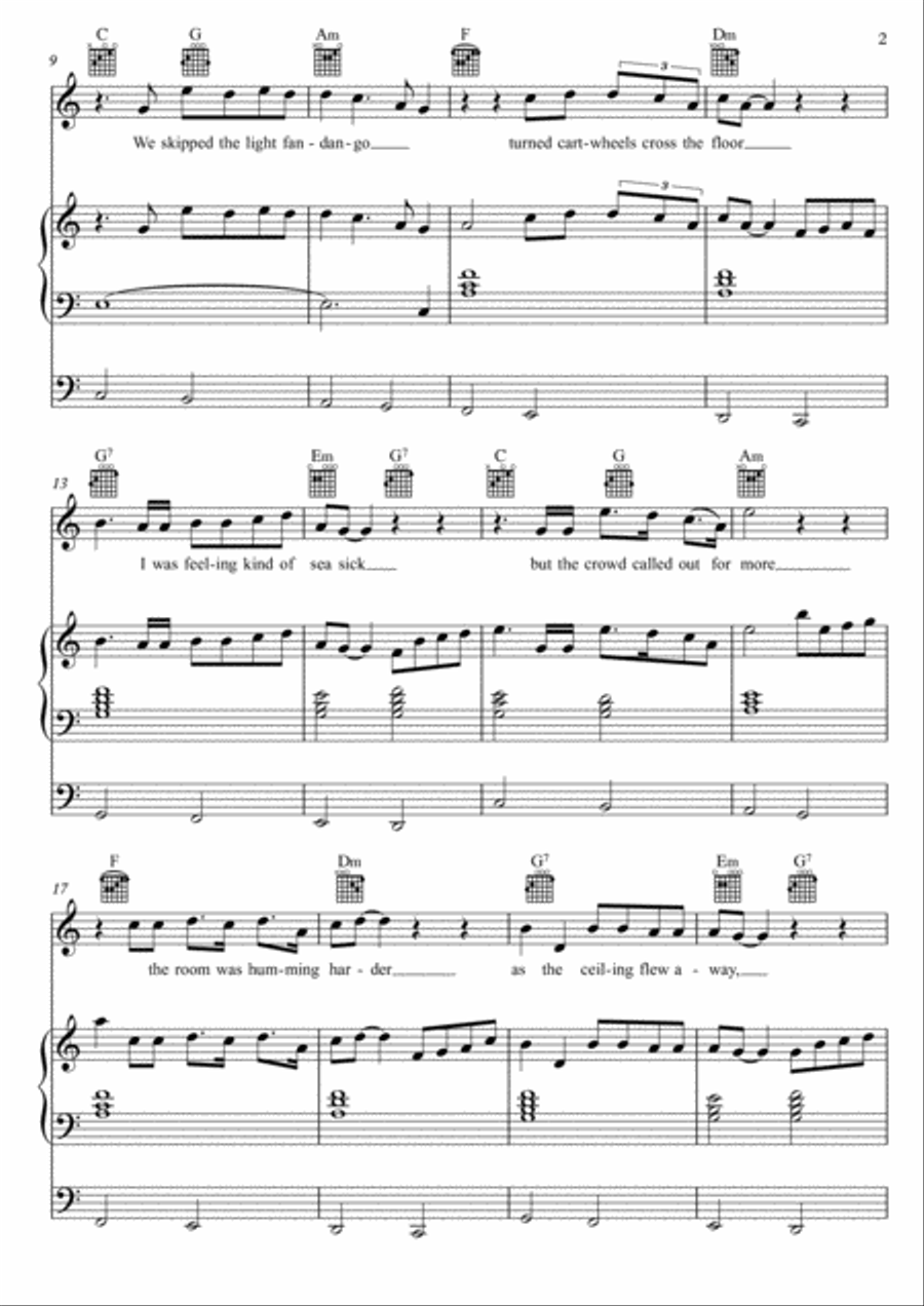 A Whiter Shade Of Pale Organ Solo scores gallery preview page 2